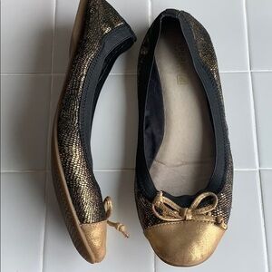 Sperry Elise Metallic ballet flats